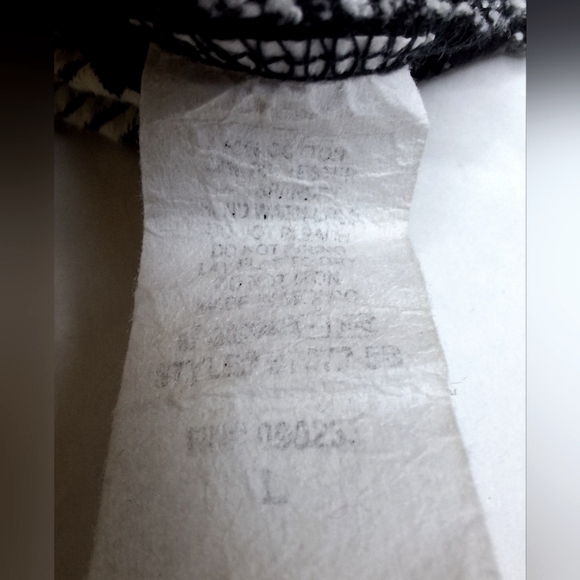 Kirra large women's black white boho geometric print mini skirt - Picture 4 of 4